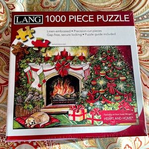 LANG 1000 piece Heart and Home puzzle new in the box. Holiday